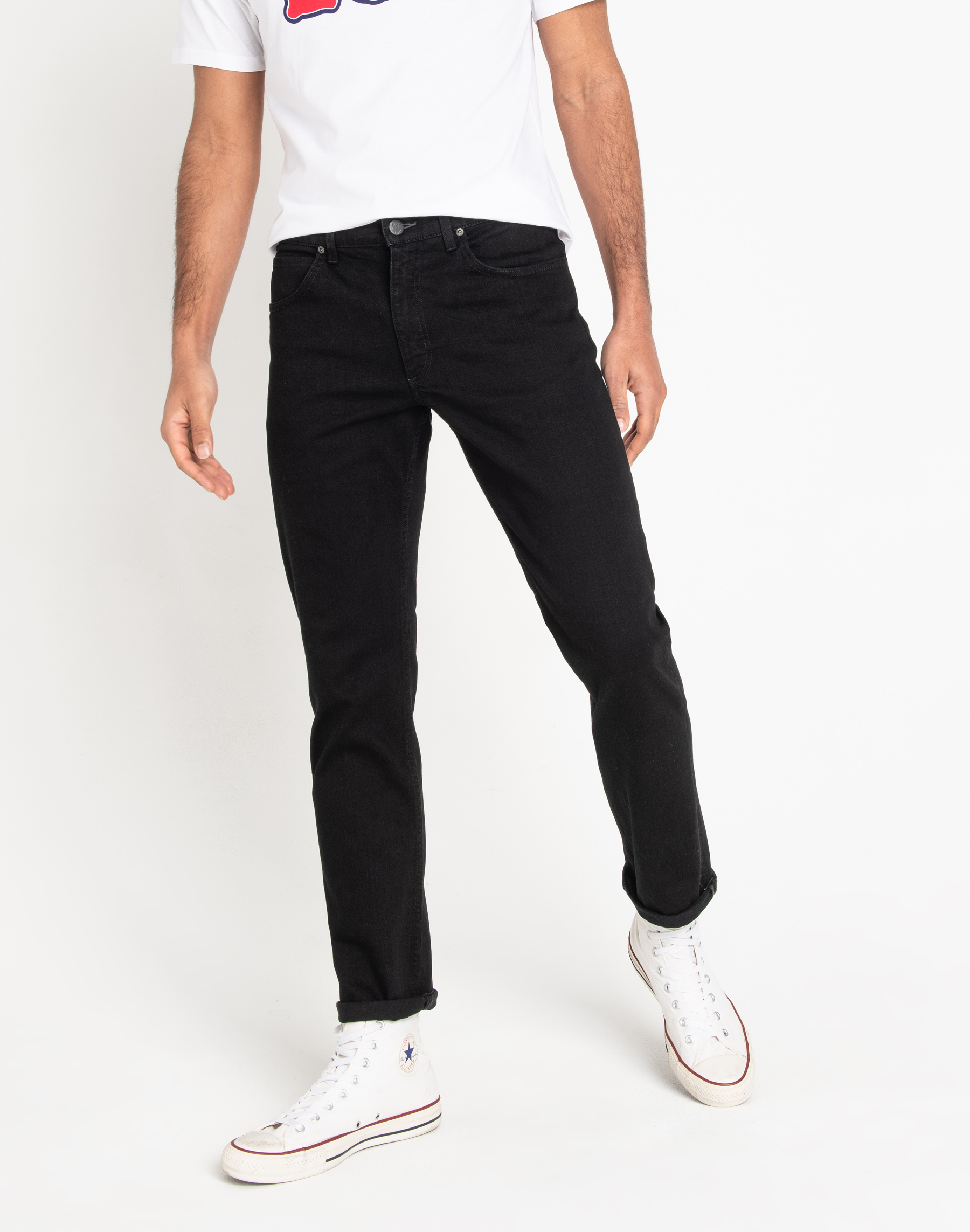 lee stretch black jeans